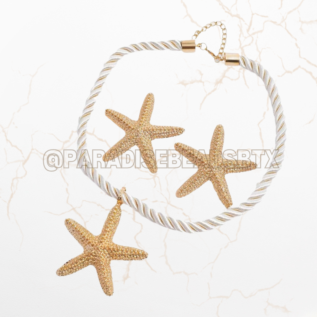Starfish on Nylon Chord Necklace