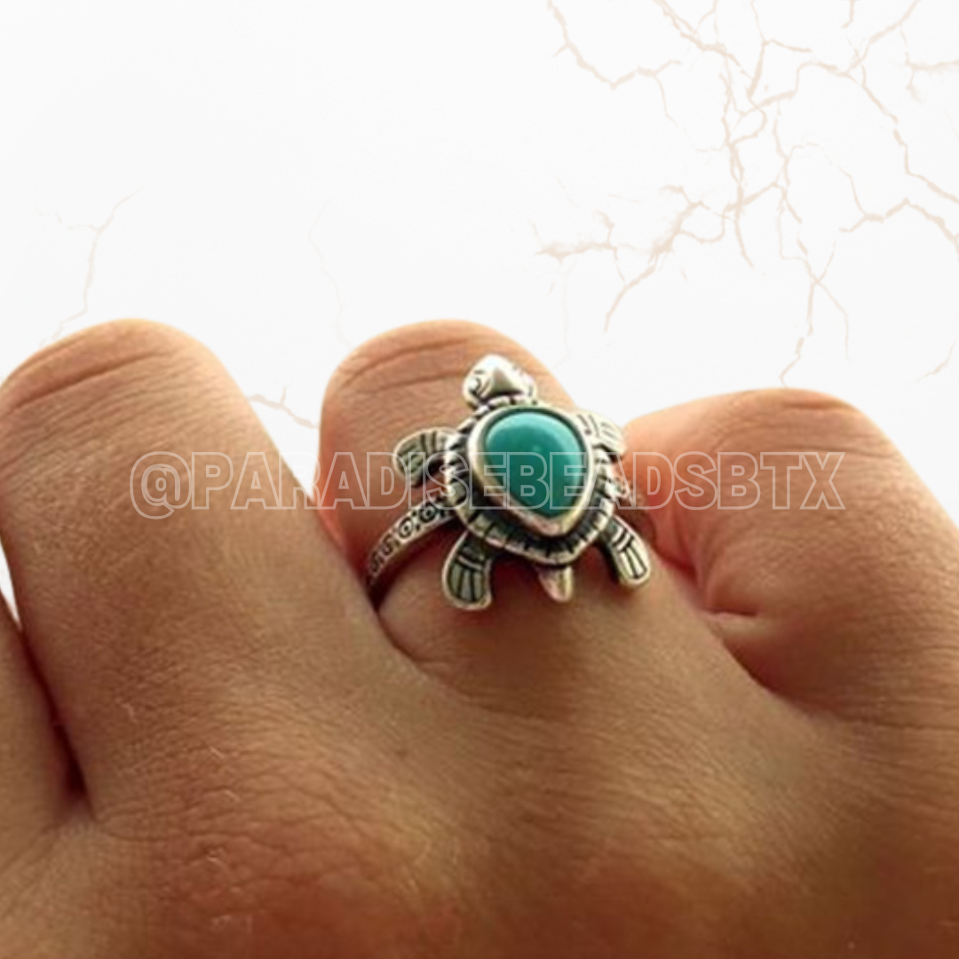s925 Silver Turtle Ring