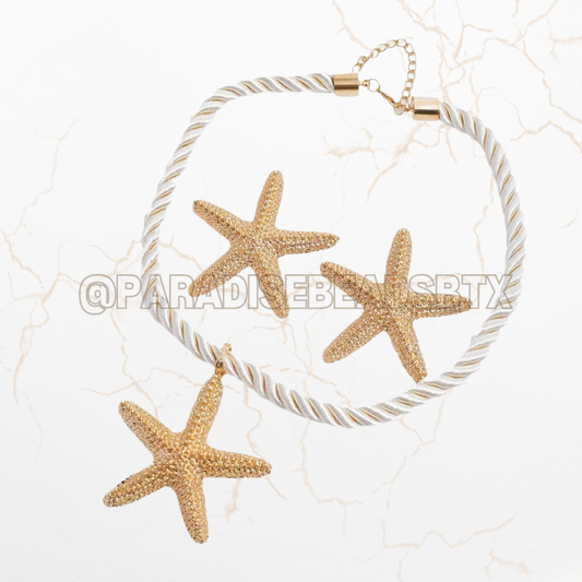 Starfish on Nylon Chord Necklace