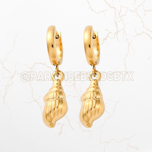 Stainless Steel Shell Earrings